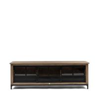 Rivièra Maison TV-meubel 'The Hoxton' Essenhout en Glas, 190cm - thumbnail