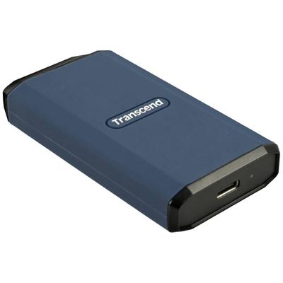 Transcend ts4tesd410c esd410c external ssd, 4 tb, usb type-c, 20gbps, 2000 mb/s, blue