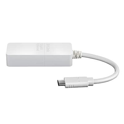 D-Link DUB-E130 USB‑C naar Gigabit Ethernet Adapter (ondersteunt Windows, Mac OS X, Linux, RJ45)