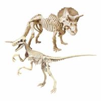 Van Der Meulen Clementoni jurassic world triceratops velociraptor graafset - thumbnail