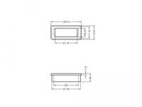DVI-aansluiting stofkap - thumbnail