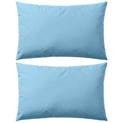 VidaXL Buitenkussens 60x40 cm lichtblauw 2 st