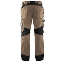 Blåkläder Werkbroek met spijkerzakken 15551860 | Stone/Zwart | Maat C58 - 7330509593905 - thumbnail