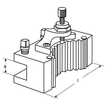 Promat/Tecwerk Wisselhouder | voor stalen houderkop A | passend voor draaistalen | spanhoogte 20 mm - 4000832156 Promat/Tecwerk Wisselhouder | voor stalen houderkop A | passend voor draaistalen | spanhoogte 20 mm - 4000832156