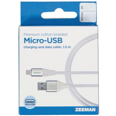 Micro-USB-oplaadkabel Wit