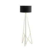 Stars of Light Standing lampCamporale gold with black lampshade - 39231 - thumbnail