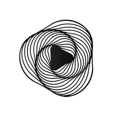 Alessi Trinity Fruitschaal 33 cm zwart