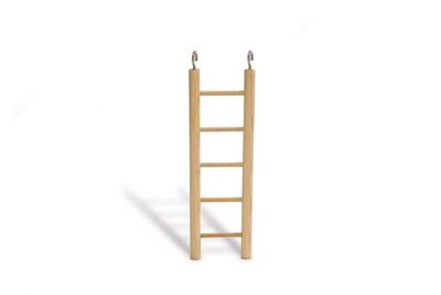 Houten vogelladder 24 cm met 5 treden