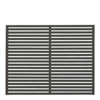 Ombergrijs Houten Tuinscherm Tokyo 180 x 140 CM - thumbnail