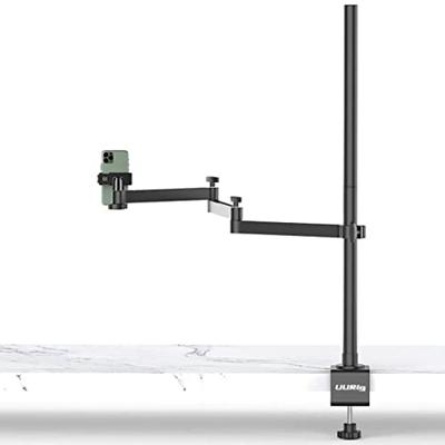 Ulanzi verstelbare bureaustandaard met tafelklem voor camera of lamp - 1 arm