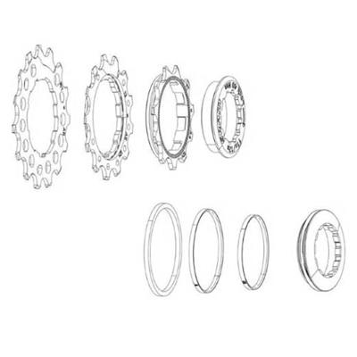 SRAM onderdelen lockring f. pg-1231