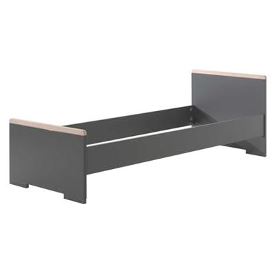 Vipack bed Londen - antraciet - 90x200 cm