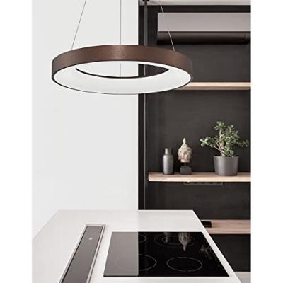 Lyora HanglampRando Thin koffie bruin Ø 60cm - 9453455