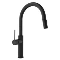 Mengkraan Met Uitrekbare Uitloop Sapho Flawo Mat Zwart - thumbnail