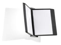 Durable Wandhouder voor bureaustandaard SHERPA® STYLE WALL 10 Zwart DIN A4 Aantal meegeleverde displaypanels 10 - thumbnail