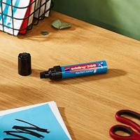 Edding 4-388001 Flipchartmarker Flipchartmarker Beitelpunt 4 - 12 mm Zwart 1 stuk(s) - thumbnail