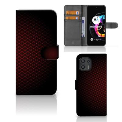 Motorola Edge 20 Lite | Telefoon Hoesje | Geruit Rood