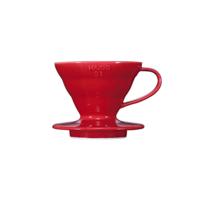 Hario V60 dripper - porselein rood maat 01 - thumbnail