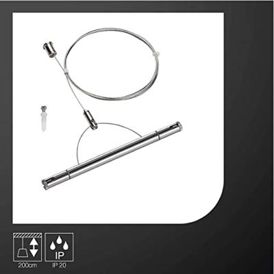 SLV TENSEO 1002699 Touwophanging Chroom