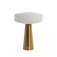 Light & Living TafellampPleat goud met wit Ø 40cm - 1882226 - thumbnail