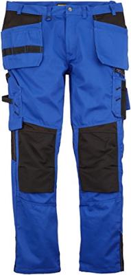 Blåkläder Werkbroek met spijkerzakken 15551860 | Korenblauw/Zwart | Maat C156 - 7330509589878