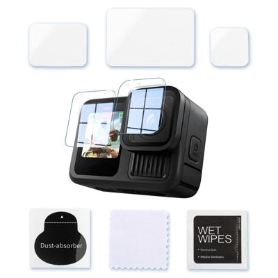MOJOGEAR Screenprotector voor GoPro Hero 13 - Gehard Glas (complete set)
