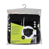 Dresco Basic shopper dubbele fietstas 32 liter nylon zwart - thumbnail