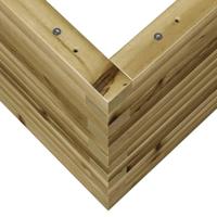 Plantenbak 90x40x45,5 cm gempregneerd grenenhout - thumbnail