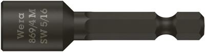 Wera 869/4 M Dopbit, Magnetisch, 5/16 duim x 50 mm - 1 stuk(s) - 05060430001 Wera 869/4 M Dopbit, Magnetisch, 5/16 duim x 50 mm - 1 stuk(s) - 05060430001