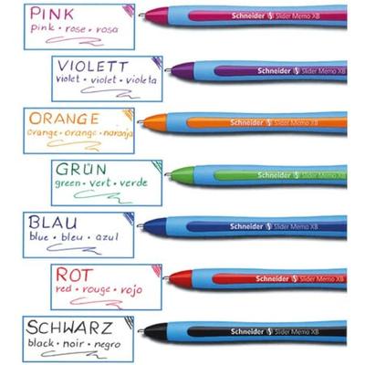 Schneider balpen Slider Memo, extra breed, paars Schneider balpen Slider Memo, extra breed, paars