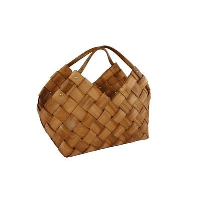 Tas Storage bruin riet 27x40x40cm