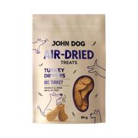 JOHN DOG Air-Dried Turkey dippers - traktatie voor hond - 80g - thumbnail