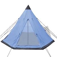 VidaXL Tent 4-persoons blauw - thumbnail