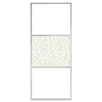 Inloopdouchewand met stenenmotief 90x195 cm ESG-glas - thumbnail