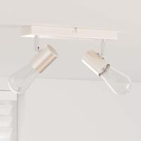 VidaXL Plafondspot met schijnwerpers nikkel 26 x 6,5 x 11,5 cm metaal - thumbnail