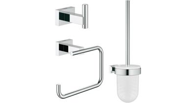 GROHE Essentials Cube accessoireset 3 in 1 chroom 40757001