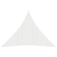VidaXL Zonnezeil 160 g/m² 4,5x4,5x4,5 m hdpe wit - thumbnail