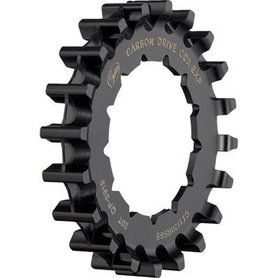 Gates sprocket CDX 20T Rohloff splined zwart