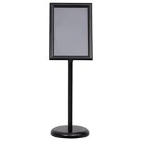 VidaXL Posterstandaard a3 aluminiumlegering zwart - thumbnail