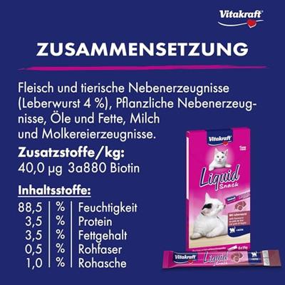 Liquid snack leverworst 6st Vitakraft - Vitakraft