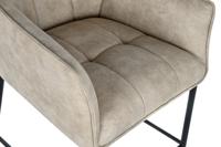 Kruk DKD Home Decor Zwart Beige Metaal 59 x 60 x 107 cm - thumbnail