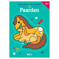 De Ballon kleur en prikblok paarden - thumbnail