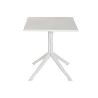 Eettafel Home ESPRIT Grijs Metaal Polypropyleen 70 x 70 x 75 cm - thumbnail
