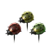 Solar Steeklamp lieveheersbeestje H14cm - thumbnail