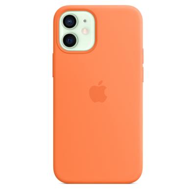 Apple Silicone MagSafe Case iPhone 12 Mini Kumquat
