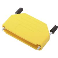 encitech DPPK37-Y-K 6353-0105-04 D-sub behuizing Aantal polen: 37 Kunststof 180 ° Geel 1 stuk(s) - thumbnail