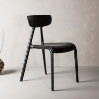 Nohr Eetkamerstoel 'Ziyad' Kunststof, kleur Zwart - thumbnail