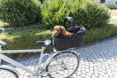 TRIXIE FIETSMAND BAGAGE DRAGER BREED ZWART - thumbnail