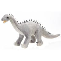 Wild Republic knuffel Dinosauria Diplodocus 71 cm pluche grijs - thumbnail