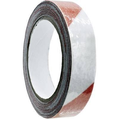 TOOLCRAFT ANST259M-RW Waarschuwingstape ANST259M-RW Rood, Wit (l x b) 9 m x 25 mm 1 stuk(s)